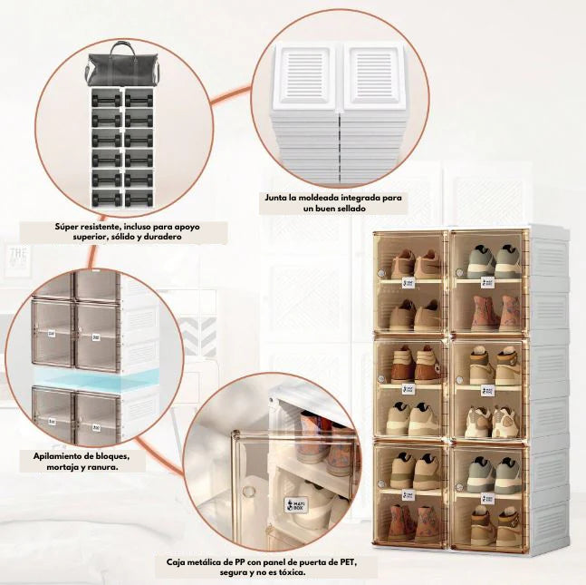 ORGANIZADOR ZAPATOS PLEGABLE (ENVÍO GRATIS)